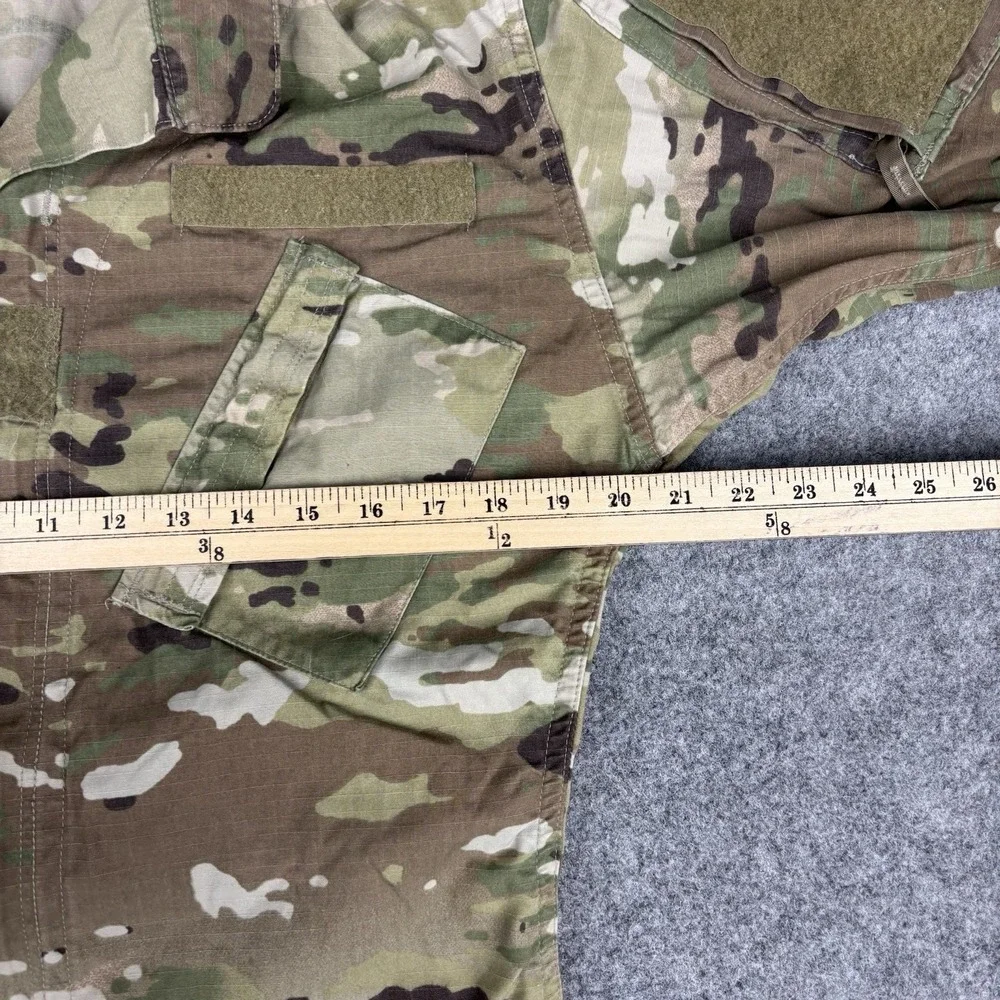 Army Jacket Small Combat Military Camo Ripstop Full Zip Tactical Uniform Green